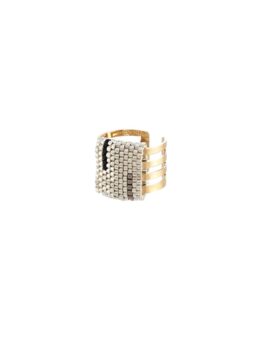 ANILLO LÍNEAS ART (PLATEADO)