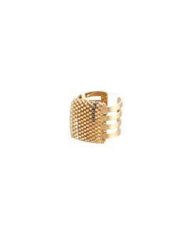 ANILLO LÍNEAS ART (DORADO)