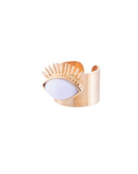 ANILLO TERCER OJO PESTAÑA (BLANCO)