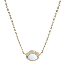COLLAR MINI OJO (BLANCO)