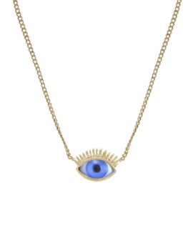 COLLAR MINI OJO (AZUL)