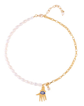 COLLAR PERLA CHARMS
